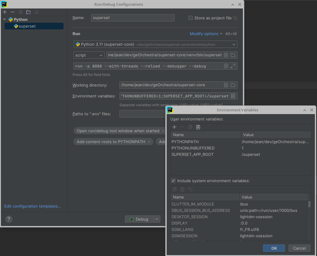 Pycharm setup